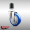 Service Caster 4 Inch 316SS Blue Polyurethane Wheel Swivel 1-3/4 Inch Expanding Stem Caster SCC-SS316EX20S414-PPUB-BLUE-134 - alternate 3